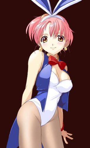 バニーガールの可愛い二次元画像。