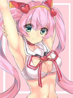 【2次】ワキがいやらしく強調されちゃってる女の子の二次エロ画像 その9【ワキ】