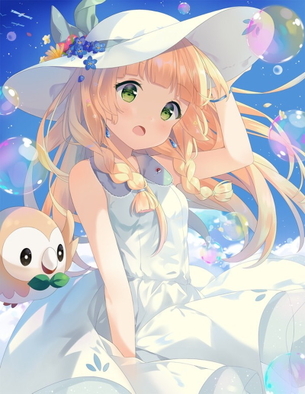 【ポケモン】リーリエの可愛い画像ください！【萌え】