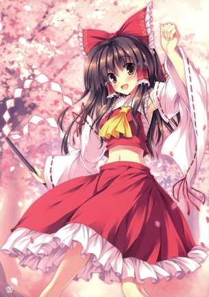 博麗霊夢と桜の画像 50枚