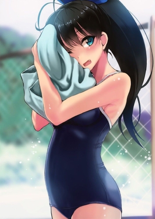 【2次】スクール水着を着た可愛い女の子の二次エロ画像 その12【スク水】