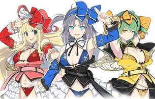 『閃乱カグラ PEACH BEACH SPLASH』爆乳ハイパー総選挙のエロい描き下ろしイラスト