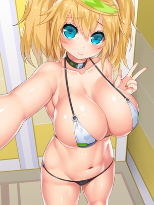 【二次】寒いからビキニの水着のエロ画像貼ろうぜwww