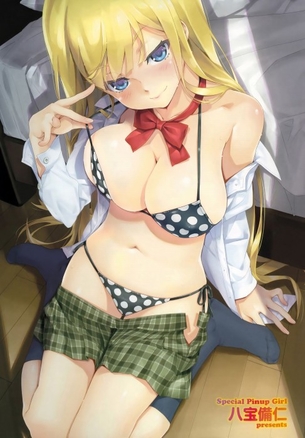 【二次】パイオツカイデーなパツキンのチャンネー(金髪巨乳のお姉さん)のエロ画像【50枚】