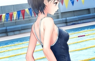 『ブルーリフレクション』エロいスクール水着のイラストやゲーム内シーン！シャワーなども！