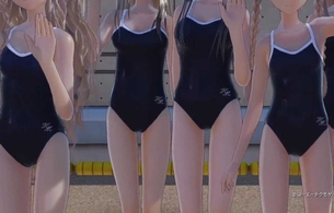 『ブルーリフレクション』キャラクタームービーで女の子たちのスク水じゃんけんまとめ！