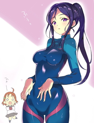 ボディスーツの虹エロ画像