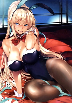 サイドの切込みとかお股の食い込みがスゴ過ぎるハイレグバニースーツのえっちなお嬢さんたち♪