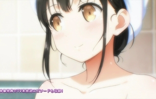 アニメ『One Room』2話で女の子のエロい脱衣や入浴シーンでエロいお腹とか太ももとか！