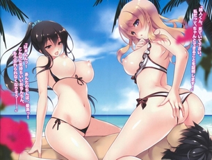 【ハーレム】複数の女の子に囲まれてエッチしてる二次元エロ画像 part31