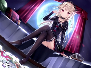 ニーソ履いてる女の子がみたい ニーソ美少女画像