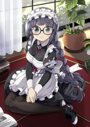 【二次・ZIP】夜のご奉仕もお願いしたい美少女メイドさんの画像