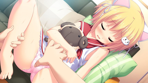 手マンされて気持ちよくなっちゃってる女の子のエロ画像