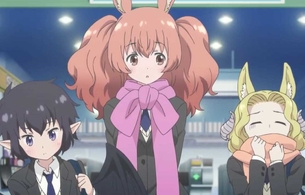アニメ『セントールの悩み』女の子同士の乳揉みやエロい水着姿など！7月放送開始