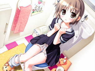 トイレの二次エロ画像くだしあ。