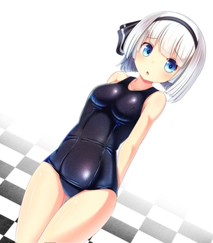 スク水の二次エロ画像くだしあ。