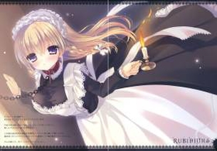 メイドの二次元エロ画像。