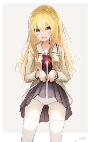 【二次・ZIP】美少女が色々見せてくれちゃう衣服たくし上げの虹画像