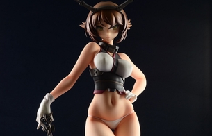 『艦これ』陸奥のムチムチでエロい身体でスカートを脱がせてパンツ丸出しのエロフィギュア