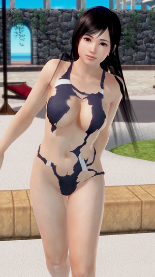 DOAX3 競女！！！！コラボ水着でグラビア撮影（こころ、エレナ、あやね編）