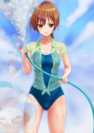 スク水の二次フェチ画像。