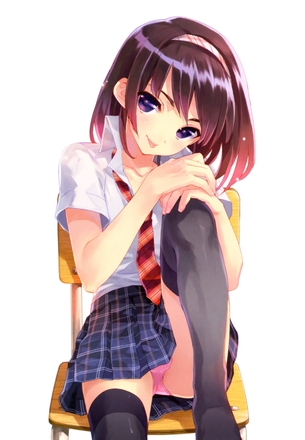 ニーソのエロ画像を復習していく