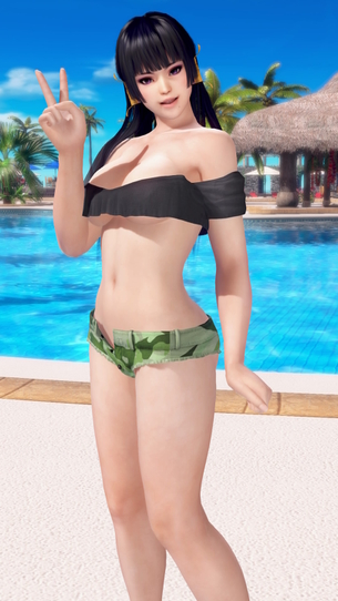 DOAX3 お気に入り水着で女天狗様のグラビア写真詰め合わせ