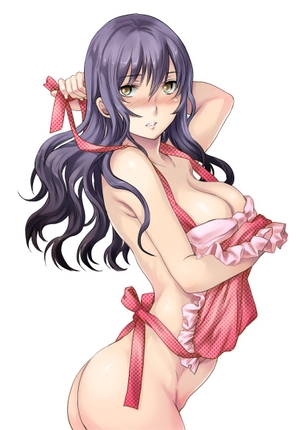 裸エプロンのエロい画像
