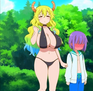 【小林さんちのメイドラゴン】 第7話『夏の定番！(ぶっちゃけテコ入れ回ですね)』 キャプチャー