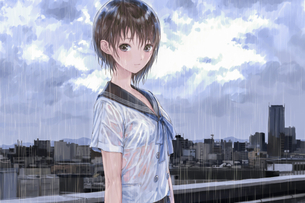 【二次・ZIP】暑いので濡れ透け美少女の画像まとめ