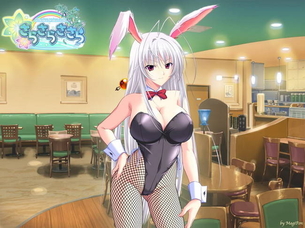 【二次元50枚】バニーガール姿の女の子の二次エロ画像！ part23