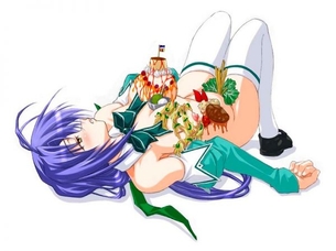 女体盛りの二次エロ画像で！