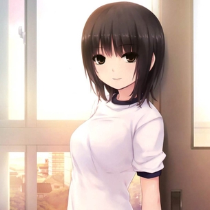健康的な太ももが眩しい、二次元ブルマ画像。