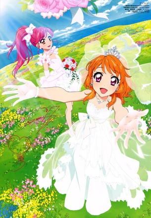 『アイカツ！』のセイラちゃんのウエディングドレス姿が可愛すぎて結婚したくなる件www（他画像）
