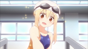【夏アニメ】『干物妹！うまるちゃん』1話、外だと超絶美少女！家だとクズ人間そのギャップが面白い！！