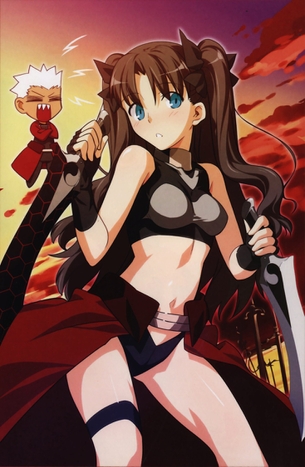 『Fate』も最終回迎えた事だし凛などの超絶可愛い画像貼って思い出に浸るコーナーwww