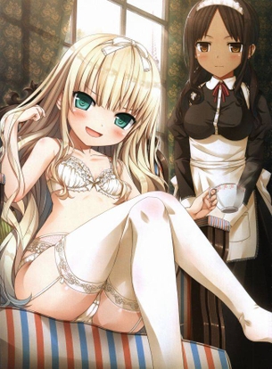 【ふともも】ガーターベルトがエロい二次元画像グリぐり!! part15