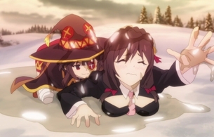 アニメ『この素晴らしい世界に祝福を！』2期の2話でエロいヌルヌル触手と一緒にお風呂！