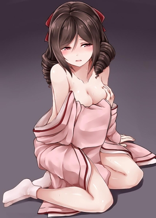 【半脱ぎの】はだけてる二次エロ画像【美学】 その14