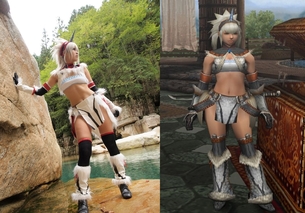クオリティの高い女性コスプレイヤーと元ネタのキャラを並べた画像を貼ってみるwwwwwwwww