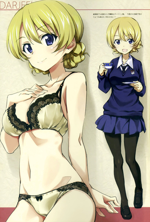 【画像】『ガールズ&パンツァー』ダージリン様の美しいイラスト集wwwwwww