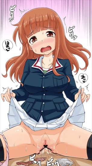 ガールズ&パンツァーの虹エロ画像
