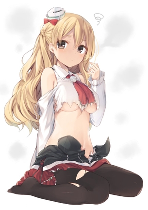【2次】衣服がビリビリに破れちゃってる女の子の二次エロ画像 その16【衣服破れ】