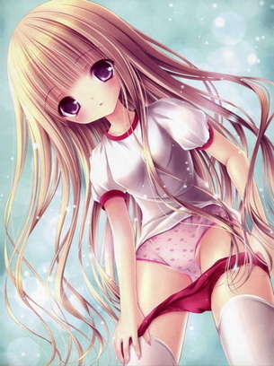 ブルマの可愛い二次元画像。