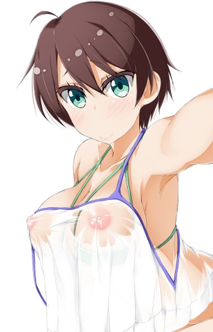 濡れ透けのエロ画像を復習していく