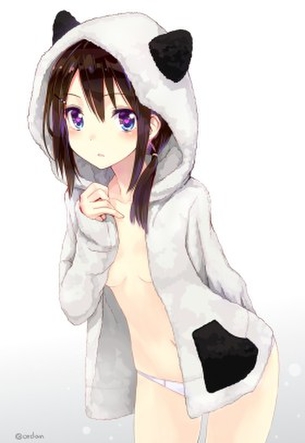 裸シャツのドエロい画像