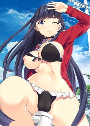 【2次】まんすじが見えちゃってる女の子の二次エロ画像【まんすじ】