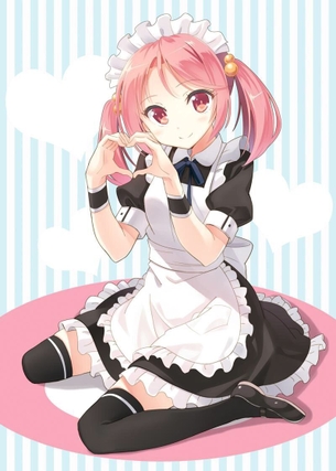メイドの萌えイラスト