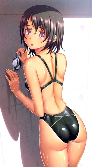 競泳水着の二次エロ画像まとめ
