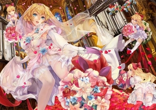 今夜のオナネタ画像はウエディングドレスでございます。